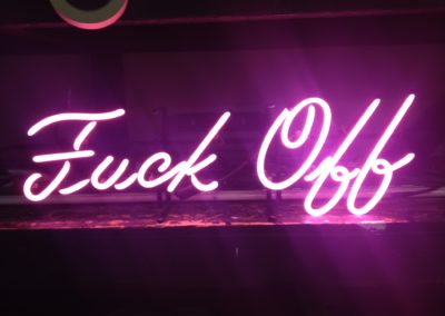 Fuck Off Neon Sign