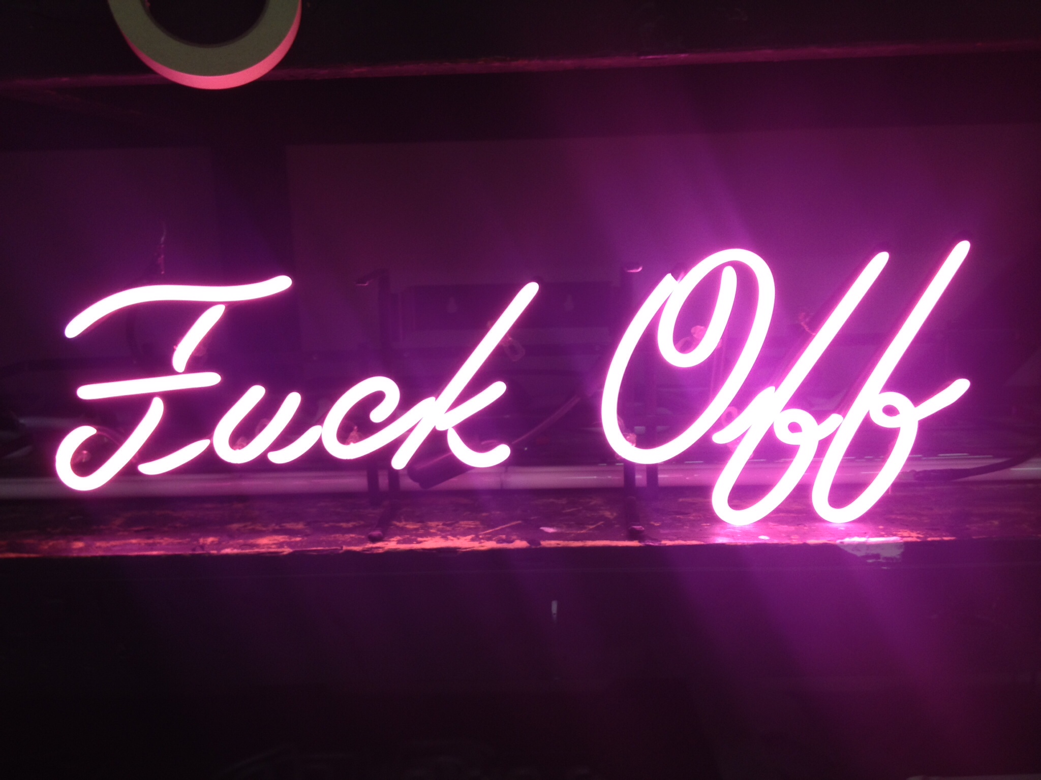 Fuck Off Custom Neon Sign