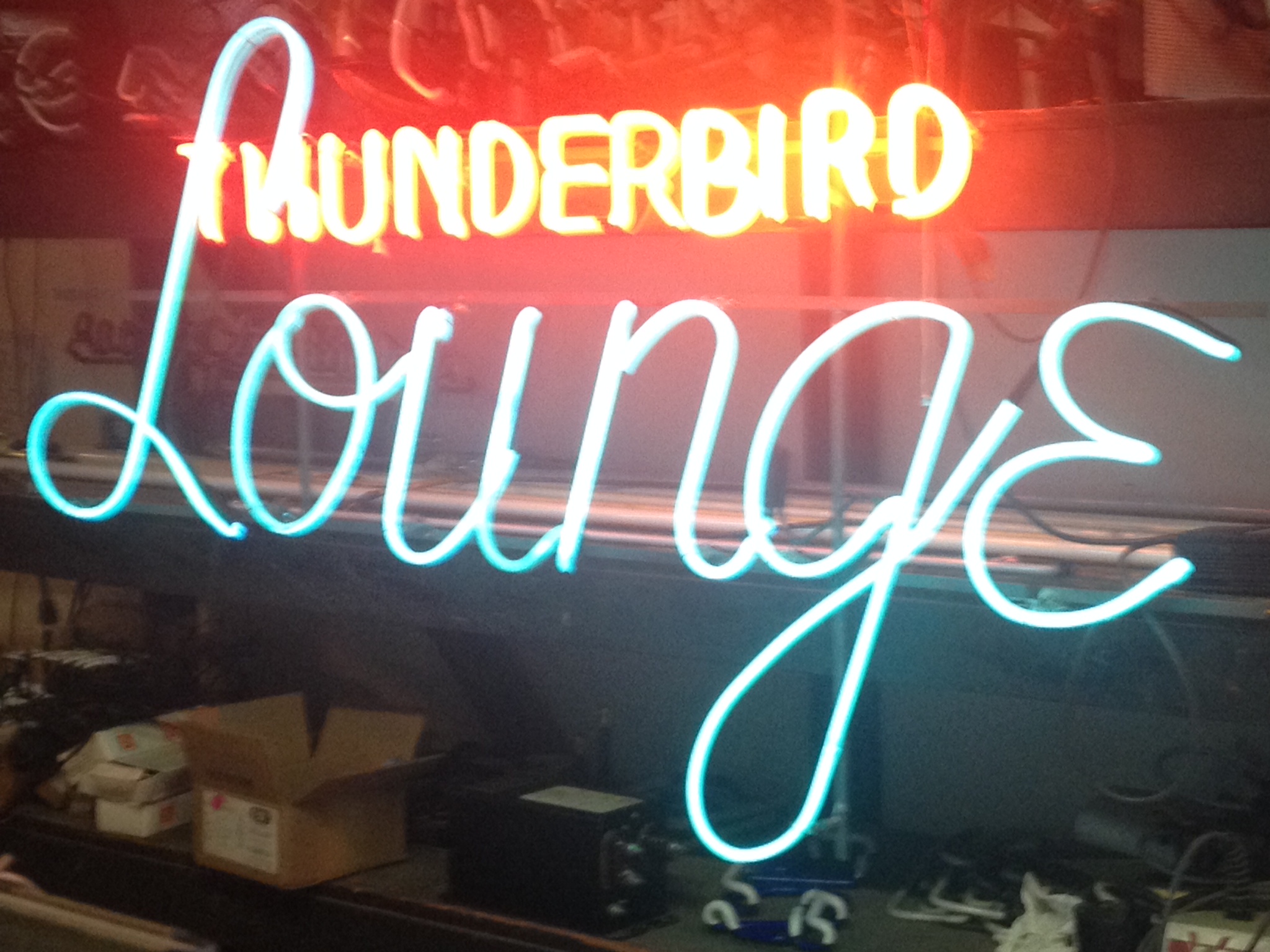 Thunderbird Lounge Neon Sign