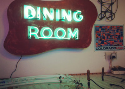 Dining Room Neon Sign Restoration