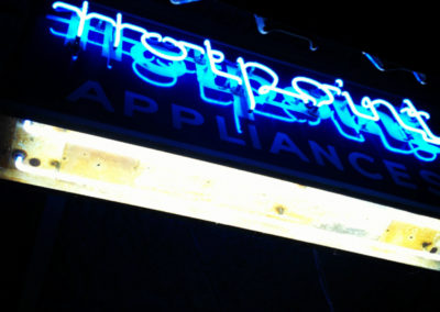 Hotpoint Appliance Neon Sign Restoration