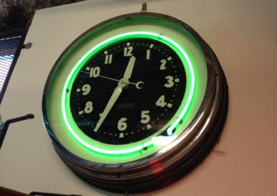 Vintage Neon Clock