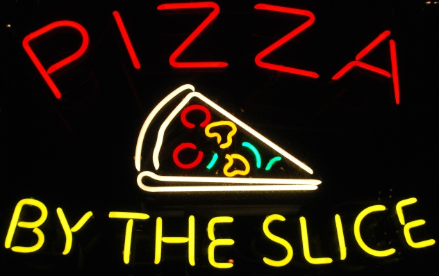 Pizza by the Slice - Acme Neon Signs